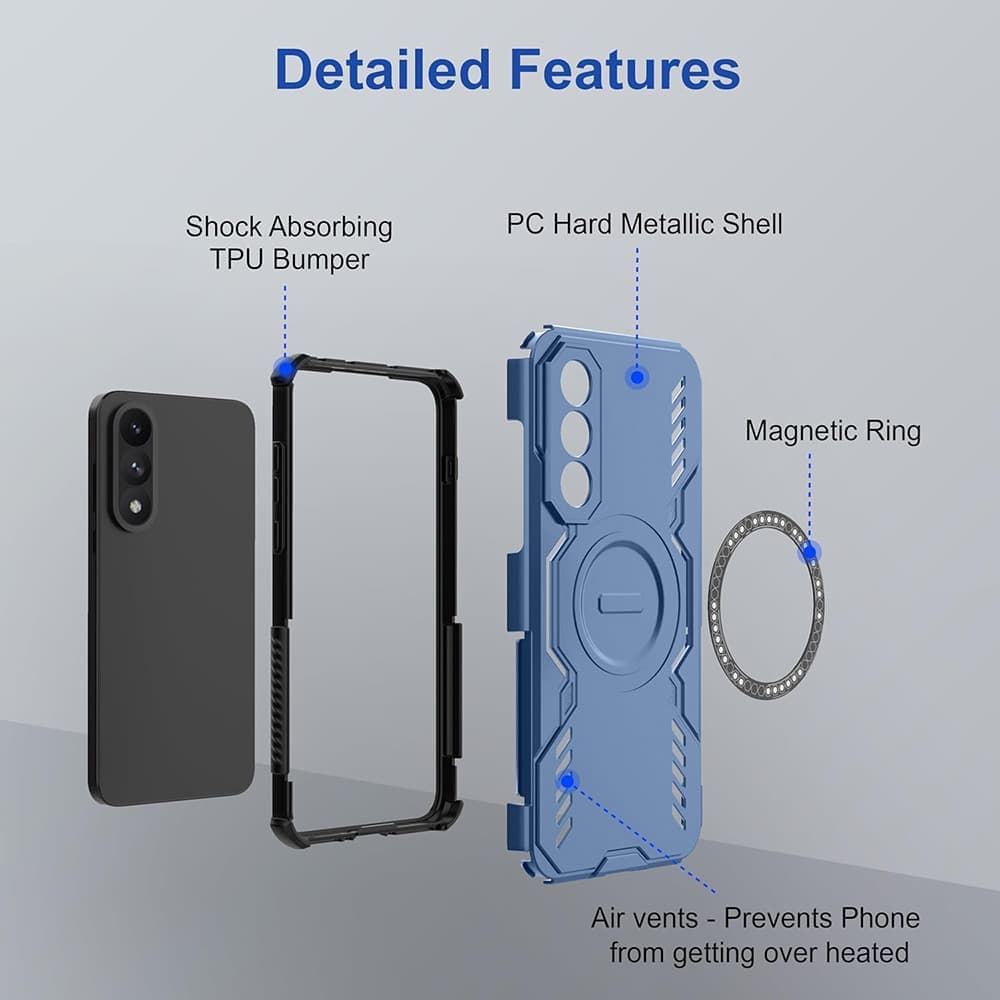 Techsuit - Armormag Θήκη - Oneplus Nord 5 - Μπλε 6