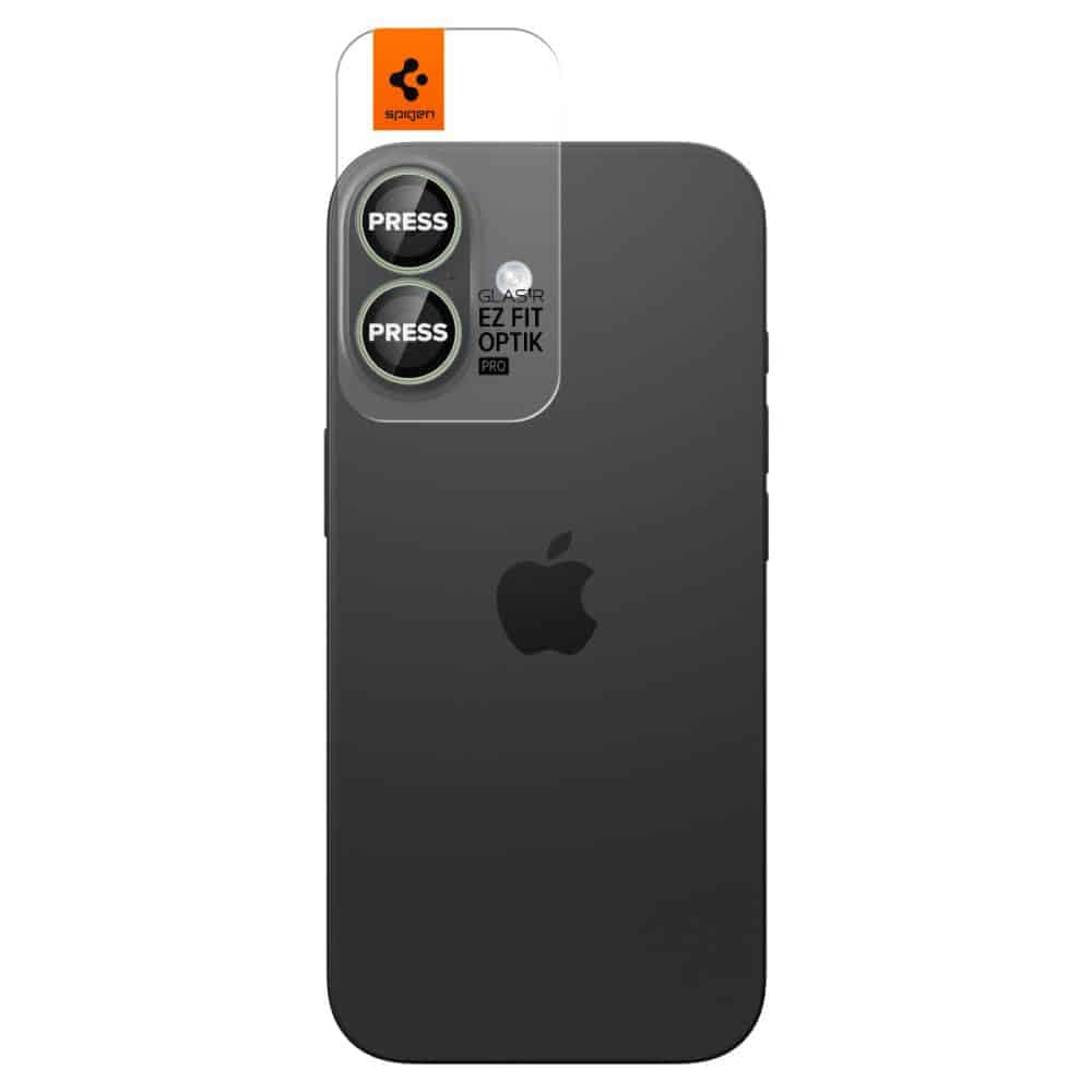 Spigen - Optik.tr Ez Fit Pro Γυαλί Κάμερας (2 Τεμάχια) - iPhone 17 / iPhone 16 Plus / iPhone 16 - Πράσινο 2