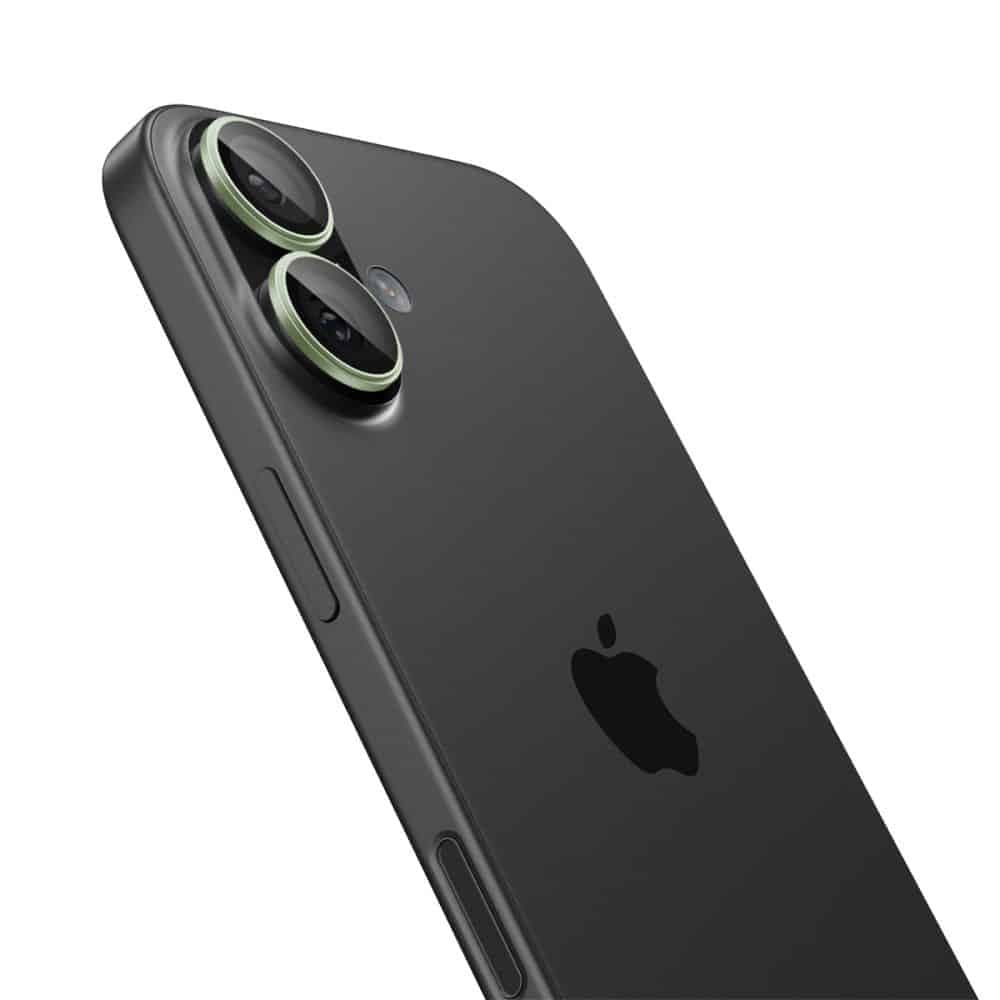 Spigen - Optik.tr Ez Fit Pro Γυαλί Κάμερας (2 Τεμάχια) - iPhone 17 / iPhone 16 Plus / iPhone 16 - Πράσινο 5