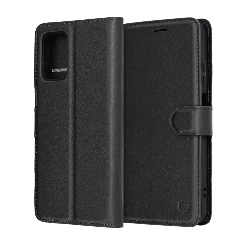 Techsuit Leather Folio - θήκη για Motorola Moto G05 / E15 - Μαύρο 6