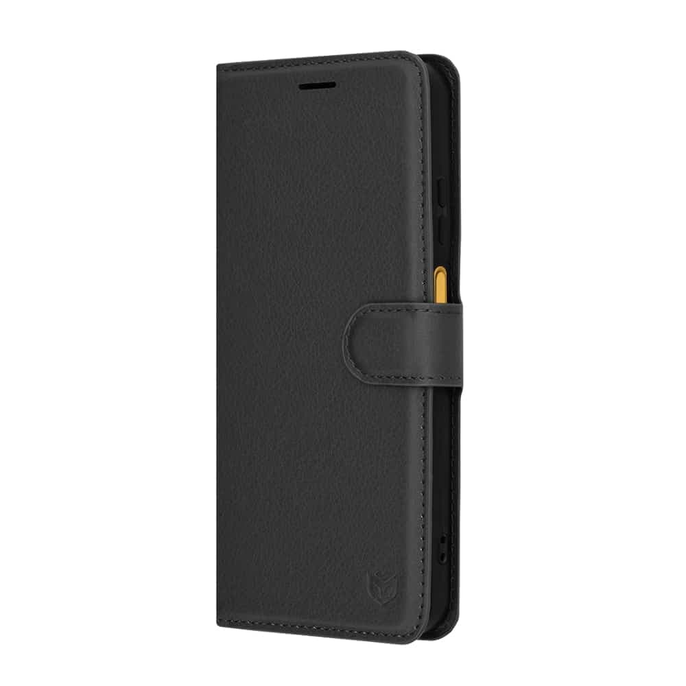 Techsuit Leather Folio - θήκη για Motorola Moto G15 / Power - Μαύρο 4
