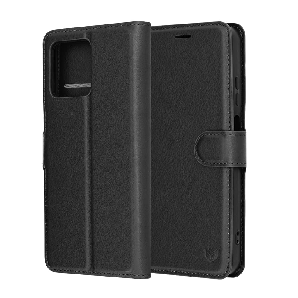 Techsuit Leather Folio - θήκη για Motorola Moto G15 / Power - Μαύρο 6