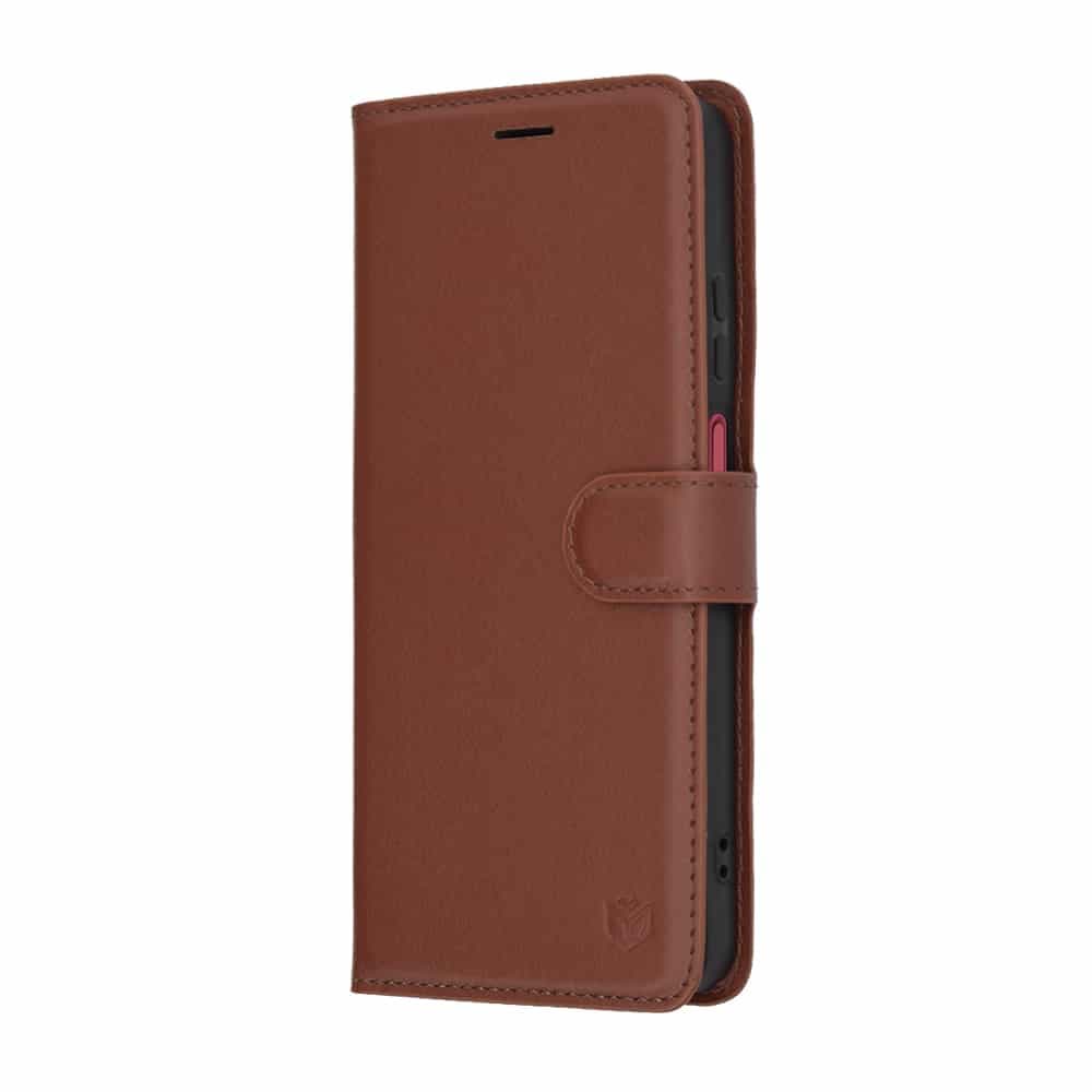 Techsuit Leather Folio - θήκη για Motorola Moto G05 / E15 - Καφέ 4