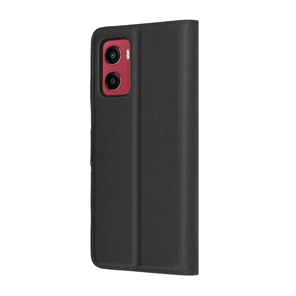 Techsuit Leather Folio - θήκη για Motorola Moto G05 / E15 - Μαύρο 5