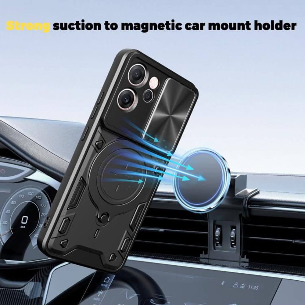 Techsuit CamGuard Pro - θήκη για Oppo Reno14 F / - Μωβ 3