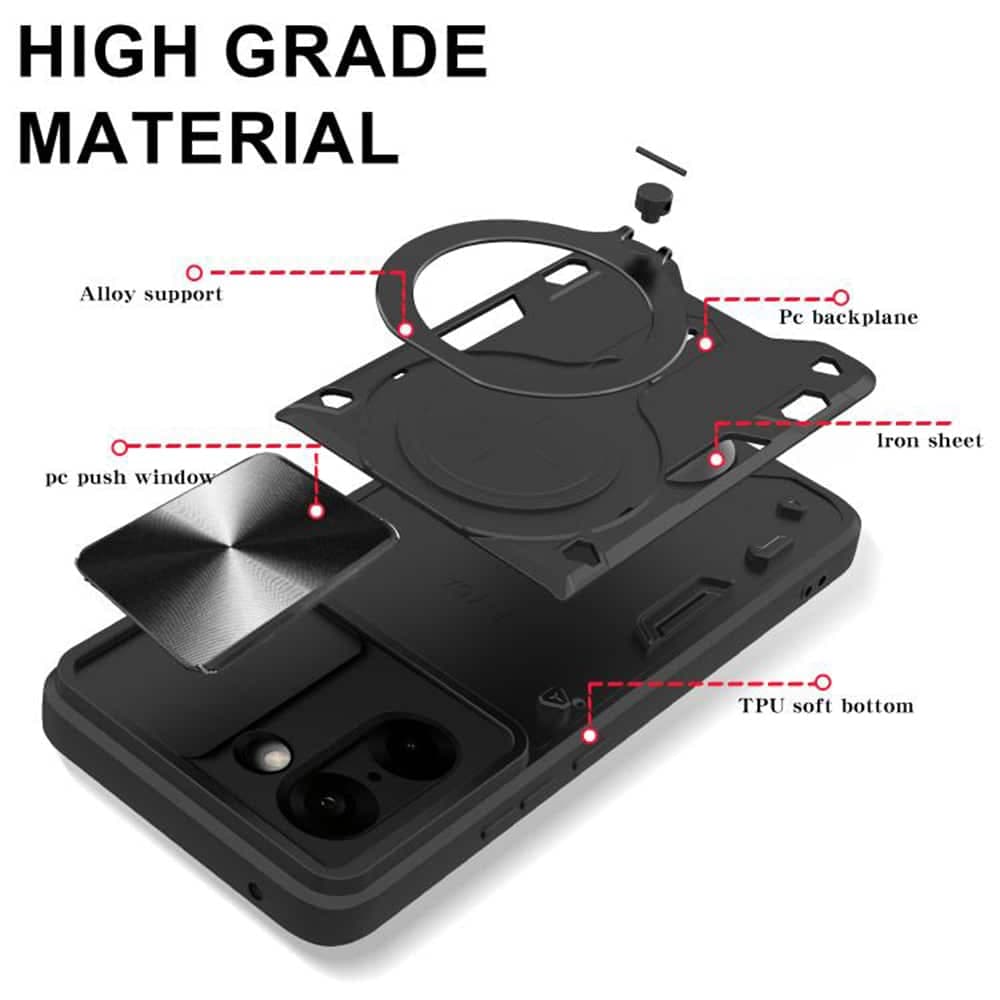 Techsuit CamGuard Pro - θήκη για Oneplus Nord CE5 - Μαύρο 2