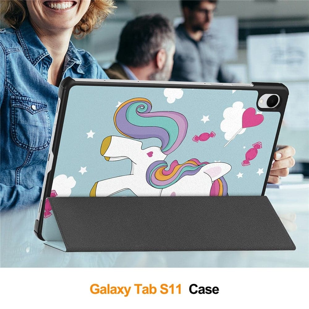 Techsuit - Foldpro - Θήκη Για Samsung Galaxy Tab S11 - Unicorn 5