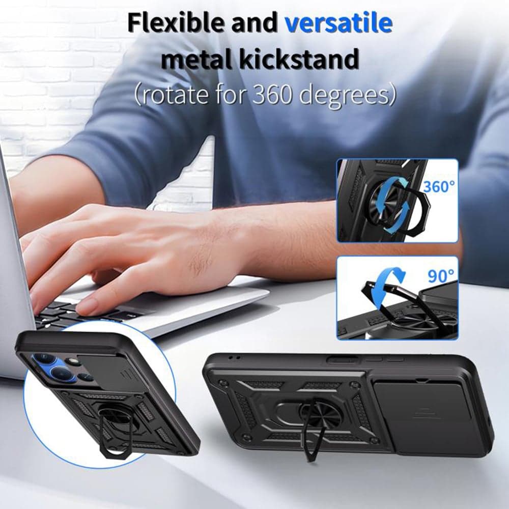 Techsuit CamShield Series - θήκη για Xiaomi Redmi 15C - Μαύρο 5
