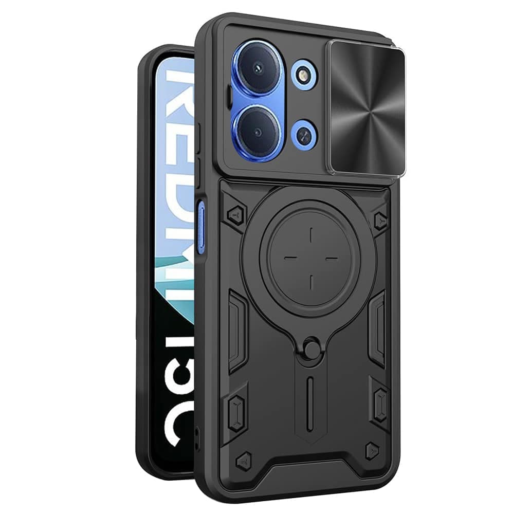 Techsuit CamGuard Pro - θήκη για Xiaomi Redmi 15C / 4G 5G - Μαύρο
