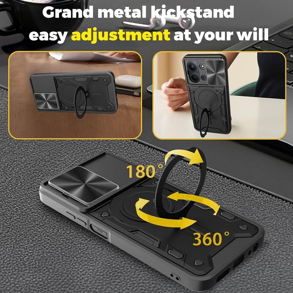 Techsuit CamGuard Pro - θήκη για Xiaomi Redmi 15C / 4G 5G - Ροζ 2
