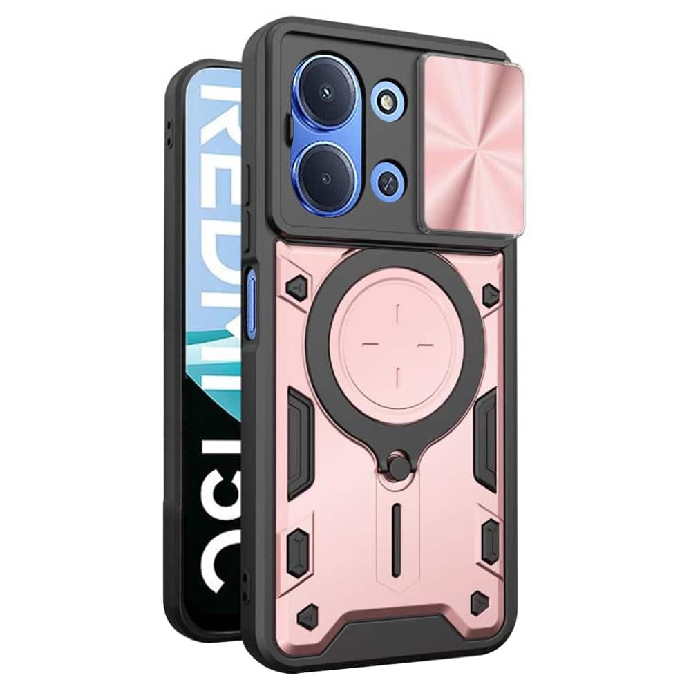 Techsuit CamGuard Pro - θήκη για Xiaomi Redmi 15C / 4G 5G - Ροζ