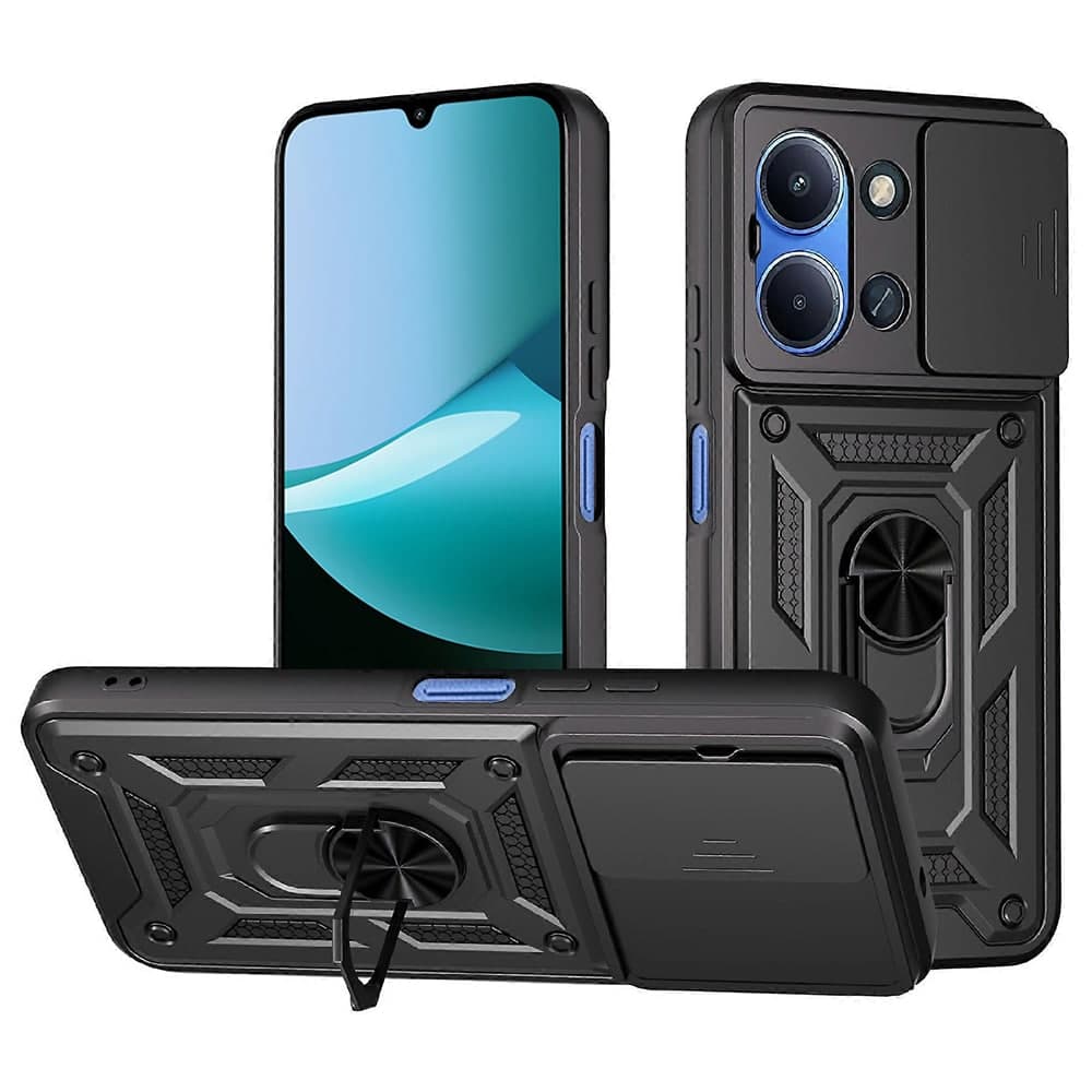 Techsuit CamShield Series - θήκη για Xiaomi Redmi 15C - Μαύρο