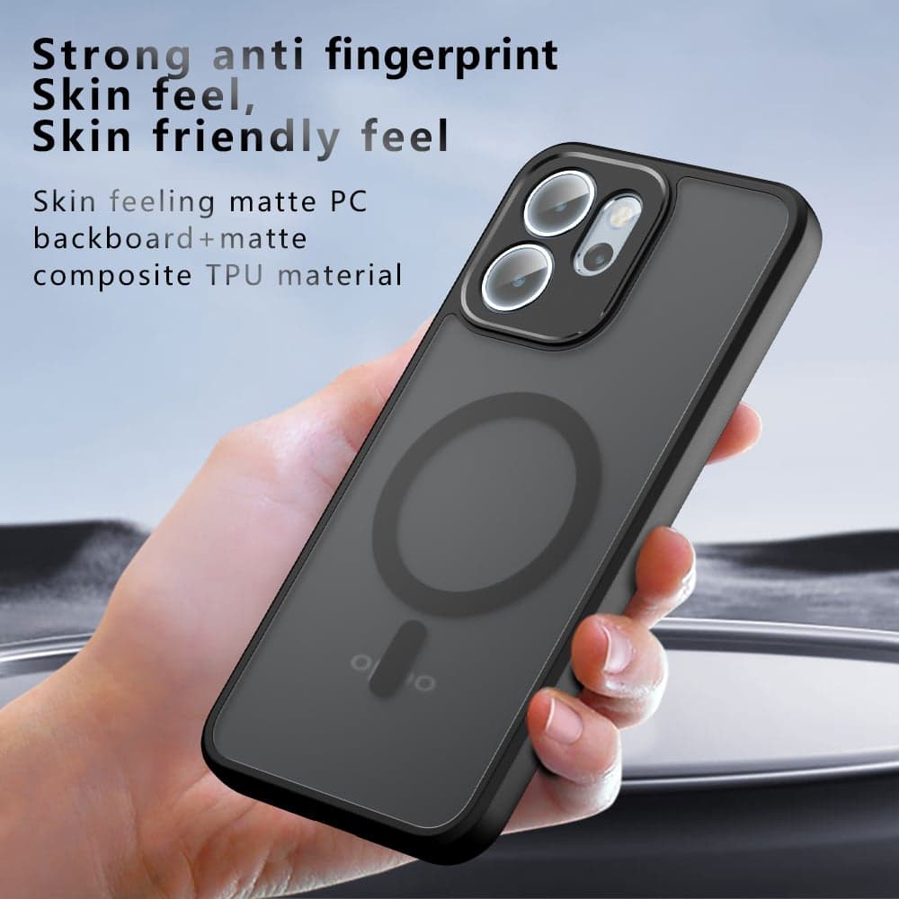 Techsuit PureFrost MagSafe - θήκη για Oppo Reno14 F / - Μαύρο 5