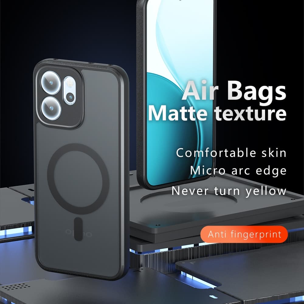 Techsuit PureFrost MagSafe - θήκη για Oppo Reno14 F / - Μαύρο 3