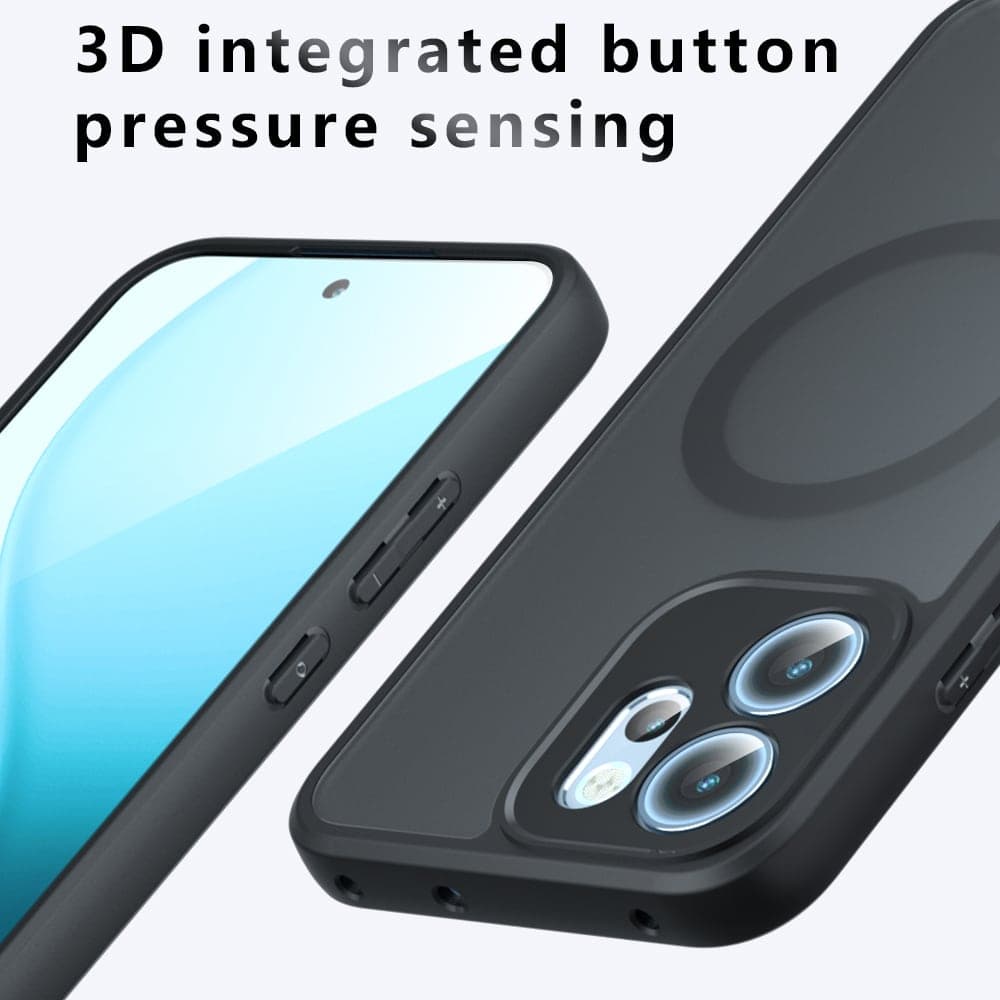 Techsuit PureFrost MagSafe - θήκη για Oppo Reno14 F / - Μαύρο 4