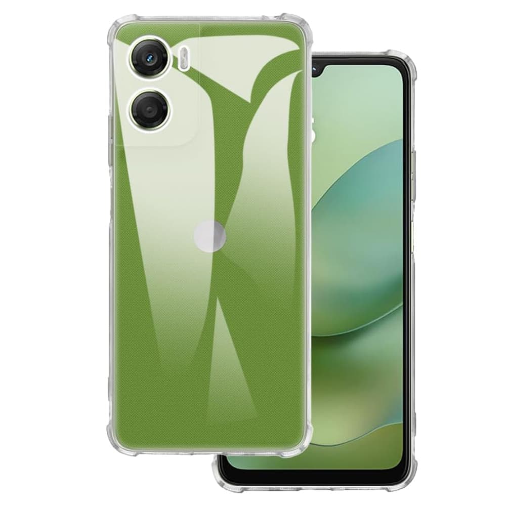 Techsuit Shockproof Clear Silicone - θήκη για Motorola Moto G06 - Διάφανο