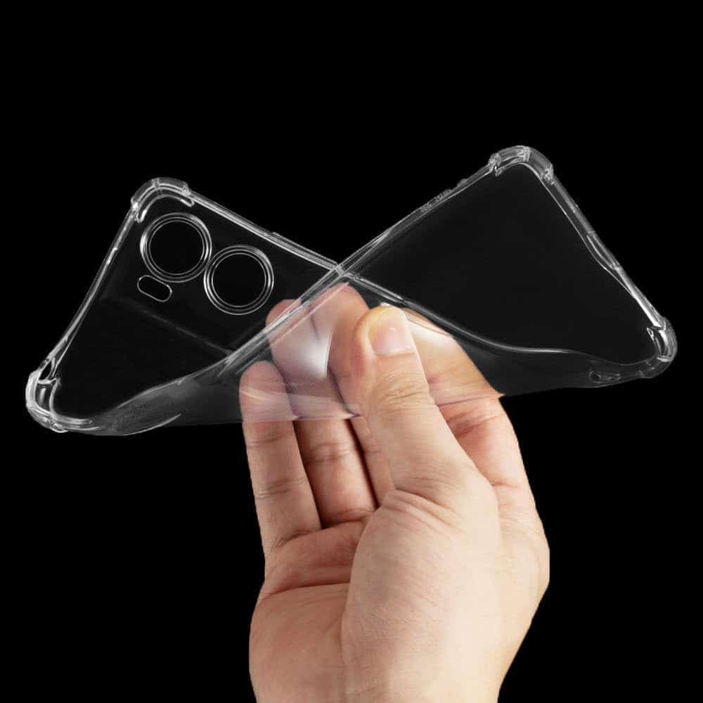 Techsuit Shockproof Clear Silicone - θήκη για Motorola Moto G06 - Διάφανο 5