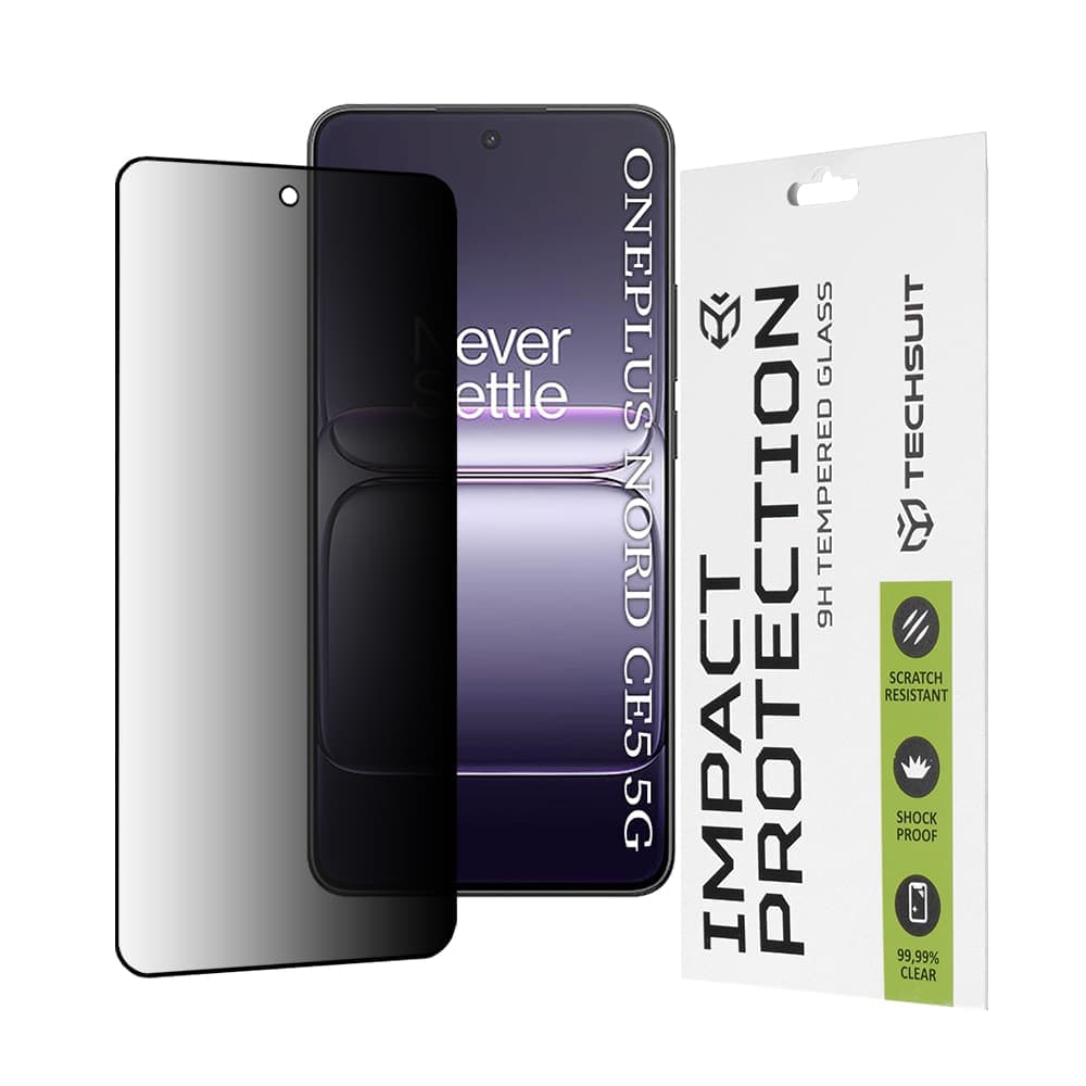 Techsuit - 111d Προστατευτική Ταινία Full Glue - Oneplus Nord Ce5 - Μαύρη