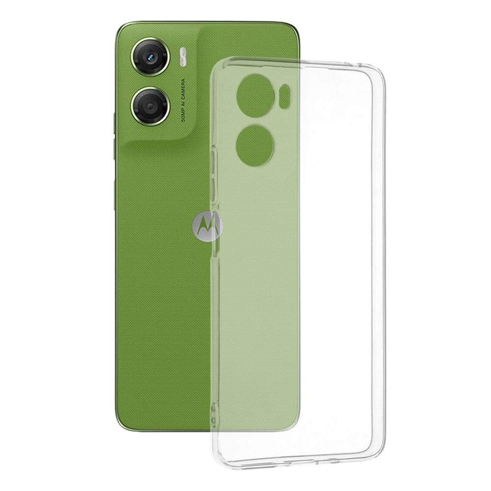 Techsuit Clear Silicone - θήκη για Motorola Moto G06 - Διάφανο