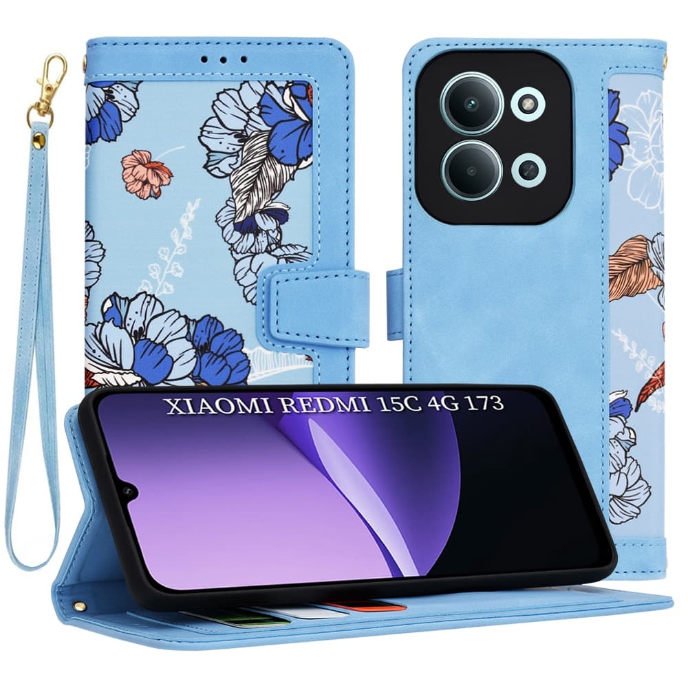 Techsuit FlipCraft - θήκη για Xiaomi Redmi 15C - Πολύχρωμο