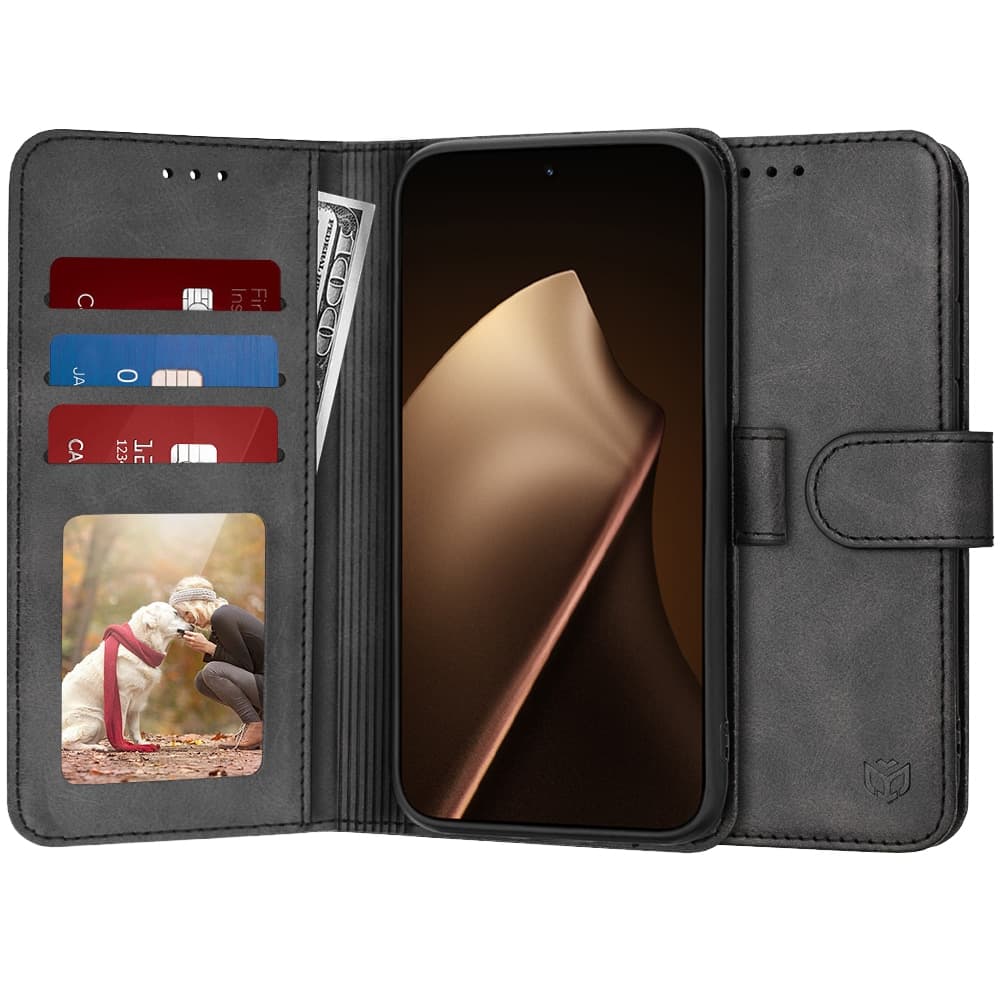 Techsuit Diary Book - θήκη για Xiaomi 15T Pro - Μαύρο