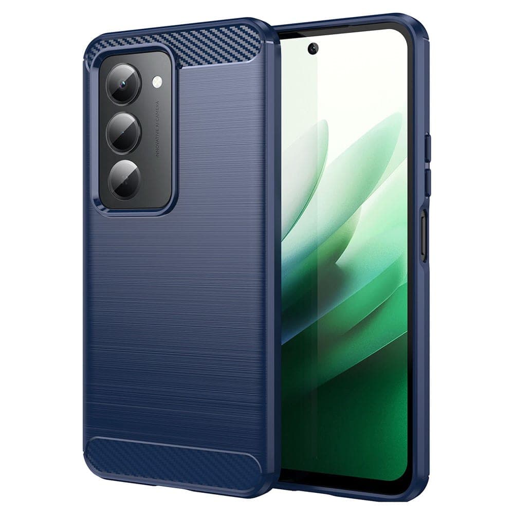 Techsuit Carbon Silicone - θήκη για Xiaomi Redmi 15 / 15C 4G - Μπλε