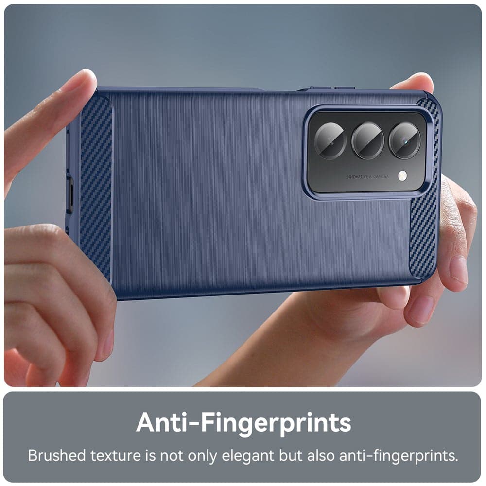 Techsuit Carbon Silicone - θήκη για Xiaomi Redmi 15 / 15C 4G - Μπλε 2