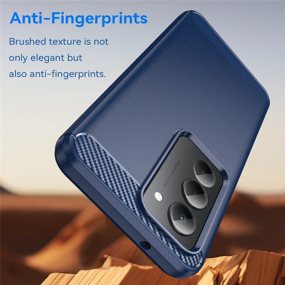 Techsuit Carbon Silicone - θήκη για Xiaomi Redmi 15 / 15C 4G - Μπλε 3