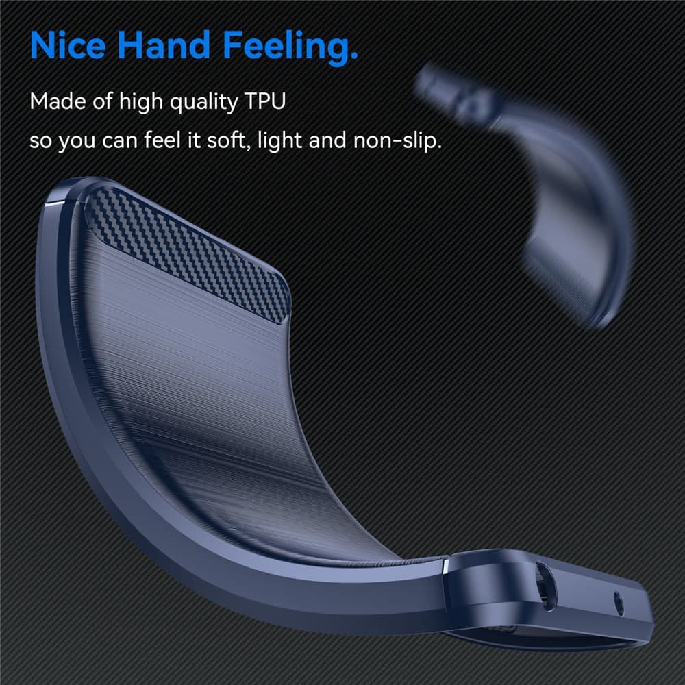 Techsuit Carbon Silicone - θήκη για Xiaomi Redmi 15 / 15C 4G - Μπλε 5