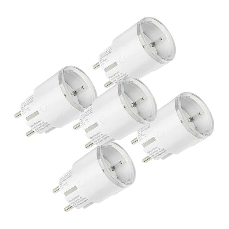 Σετ 5 Εξυπνων Πριζών Shelly Plug S Gen3 12a (λευκό)
