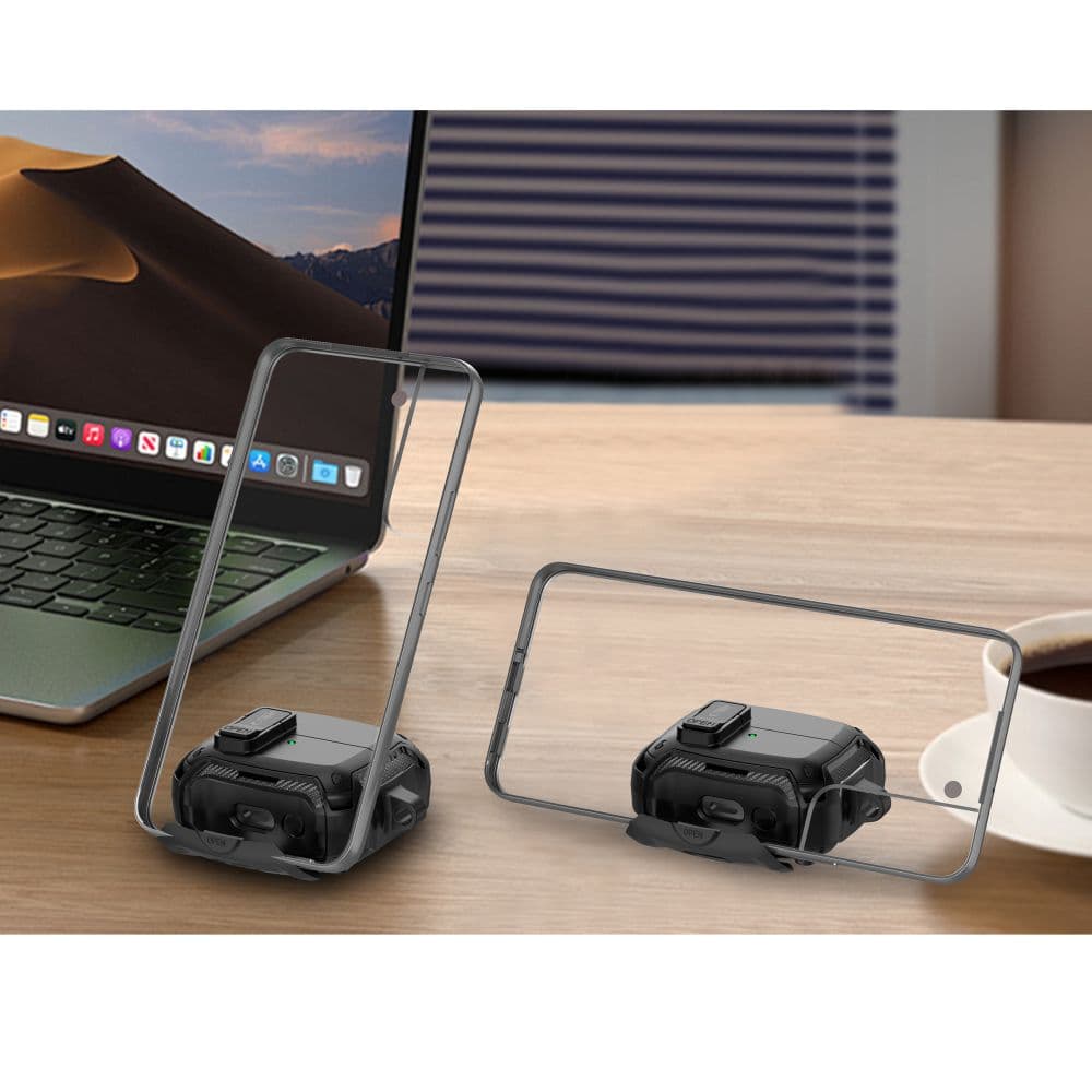 Tech-Protect Carbonox Magsafe Για Samsung Galaxy Buds 3 / 3 Fe / 3 Pro Μαυρο 6