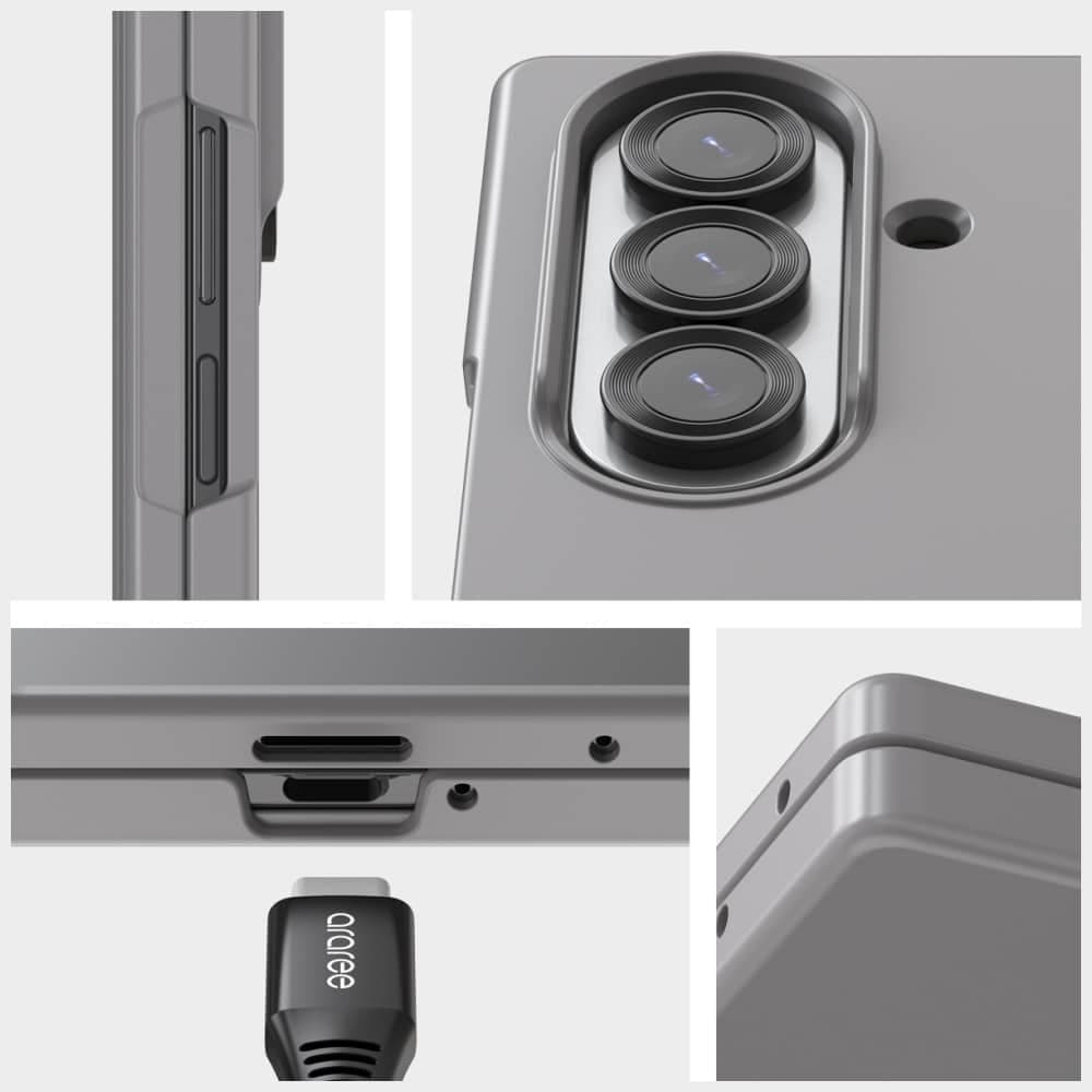 Araree Aero Flex M - θήκη για Samsung Galaxy Z Fold7 - Μαύρο 6
