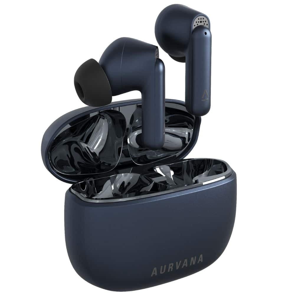 Creative Aurvana Ace Mimi Ακουστικά Bluetooth 5.3 Anc Χωρίς Καλώδιο Σε Ναυτικό Μπλε 2