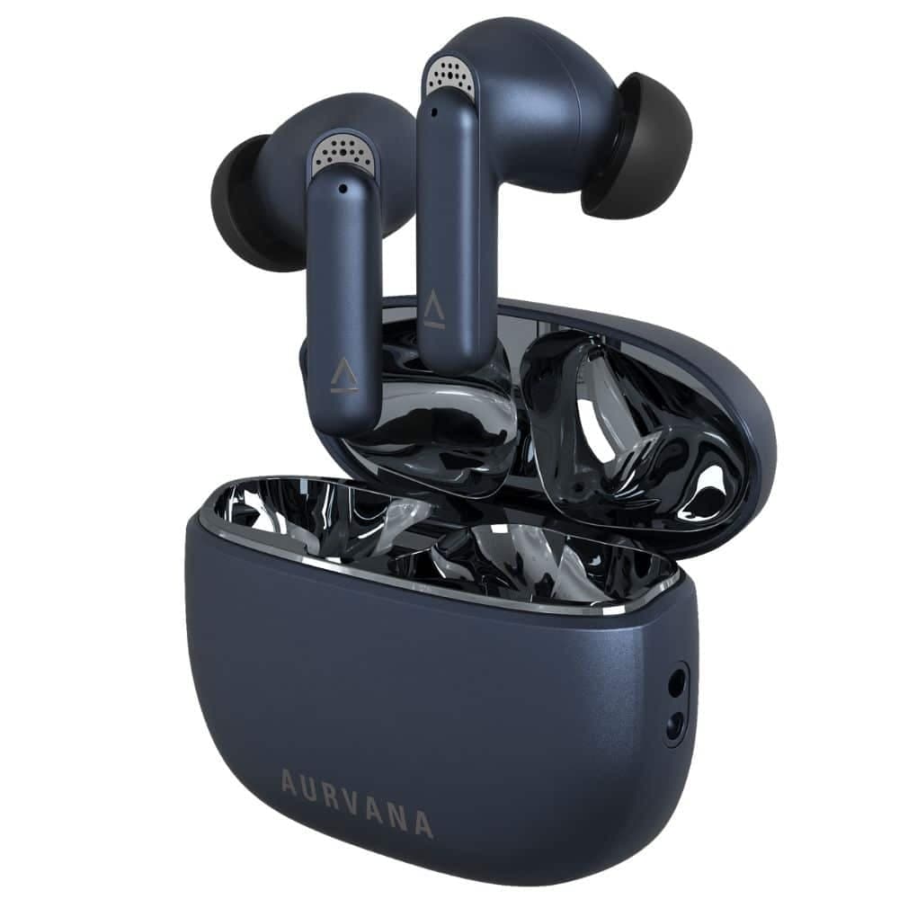 Creative Aurvana Ace Mimi Ακουστικά Bluetooth 5.3 Anc Χωρίς Καλώδιο Σε Ναυτικό Μπλε 3