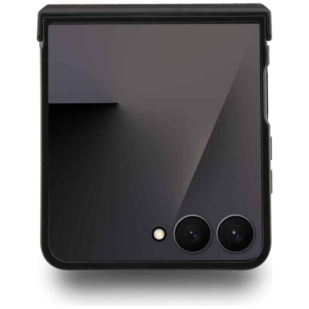 Karl Lagerfeld Saffiano Karl&Choupette Pin - θήκη για Samsung Galaxy Z Flip7 - Μαύρο 3