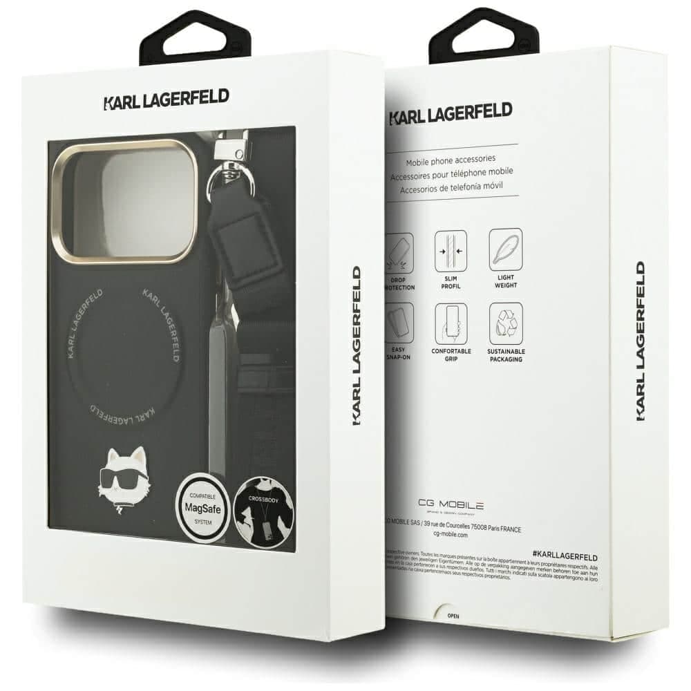 Karl Lagerfeld Strap - θήκη για Apple iPhone 17 Pro Max - Μαύρο 10