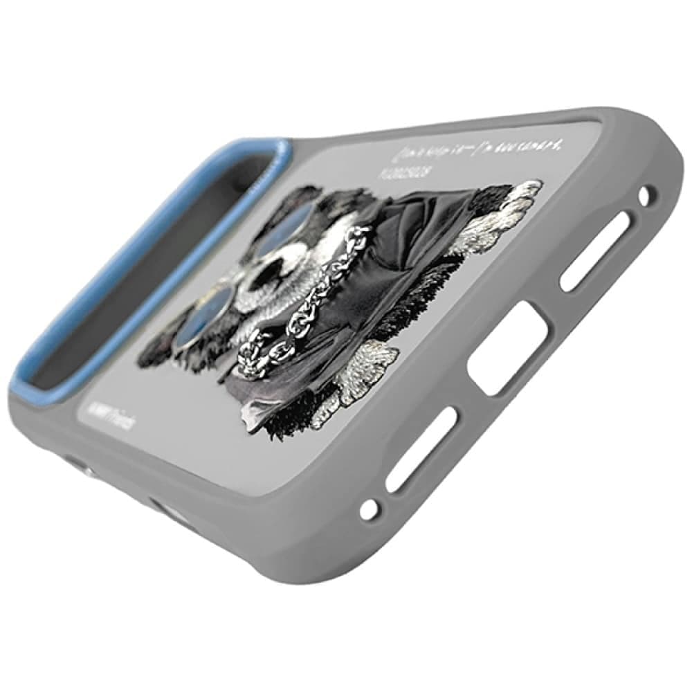 Nimmy Glasses Cool Dog - θήκη για Apple iPhone 17 Pro Max - Γκρι 2