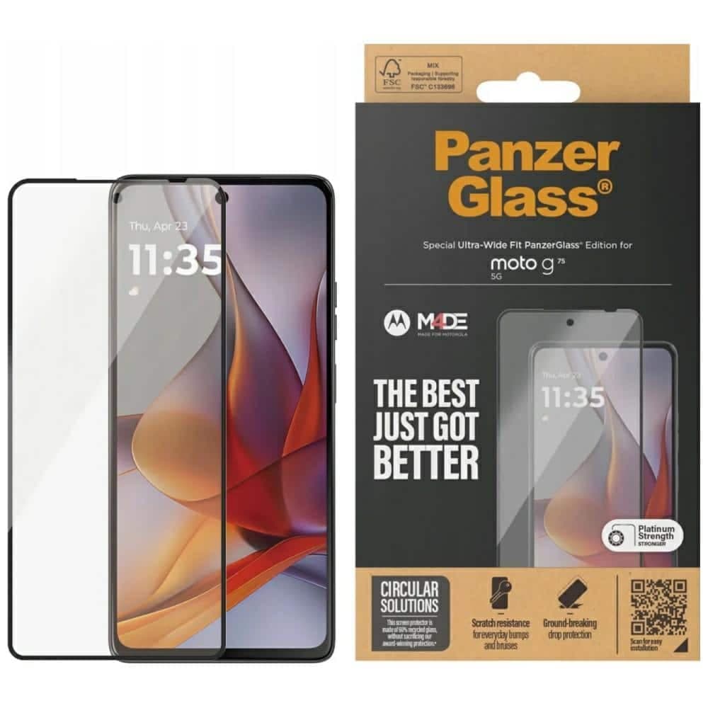 Panzerglass Προστασία Οθόνης Ultra-Wide Fit Για Motorola Moto G75 5g 6597 3