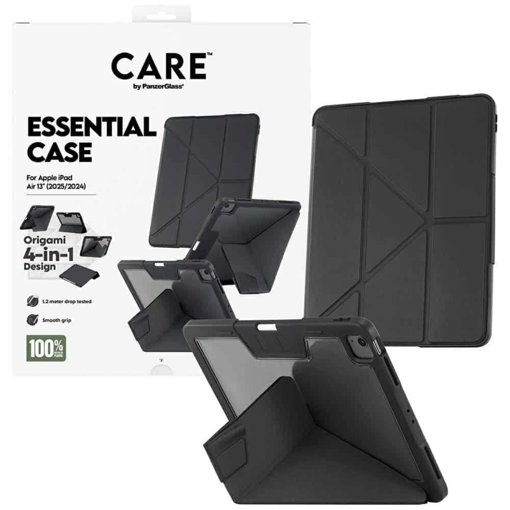Θήκη Care By Panzerglass Y Fold Για iPad Air 13" (2024/2025) Μαύρη 4