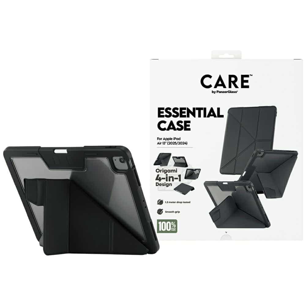 Θήκη Care By Panzerglass Y Fold Για iPad Air 13" (2024/2025) Μαύρη