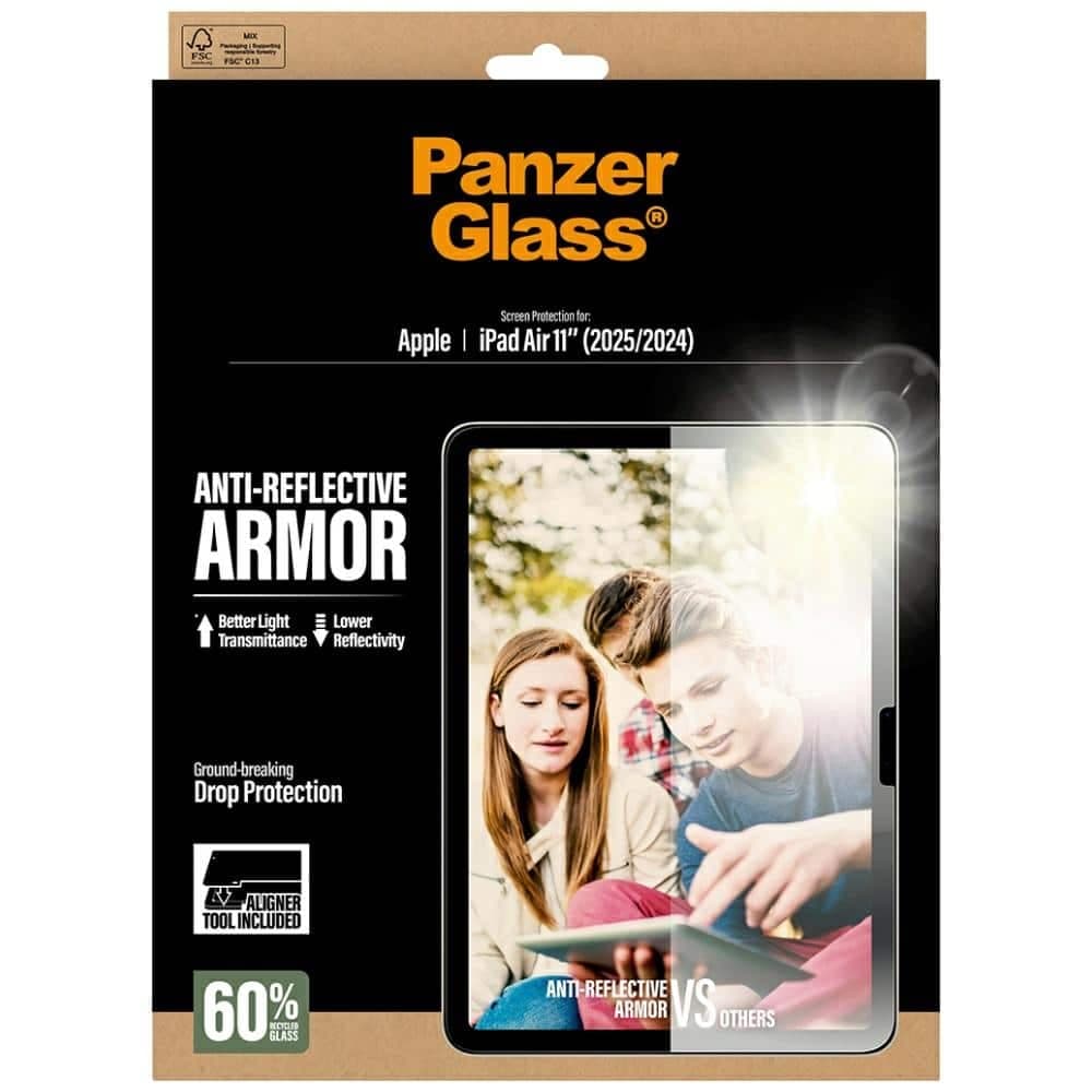 Θωρακισμένο Γυαλί Panzerglass Ultra-Wide Fit Reflective Armor Για iPad Air 11" (2025/2024) 5