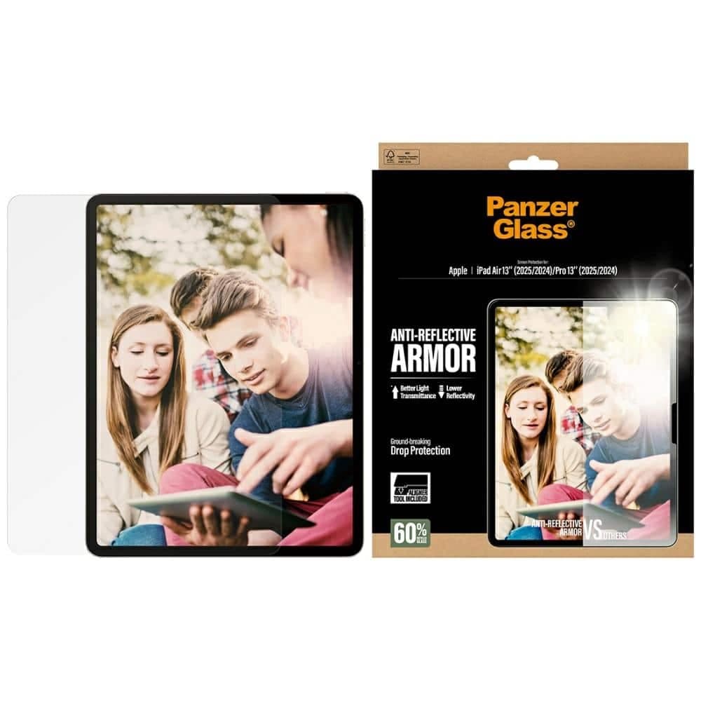 Σπαστό Γυαλί Panzerglass Ultra-Wide Fit Reflective Armor Για iPad Air 13" (2025/2024) / Pro 13" (2025/2024)