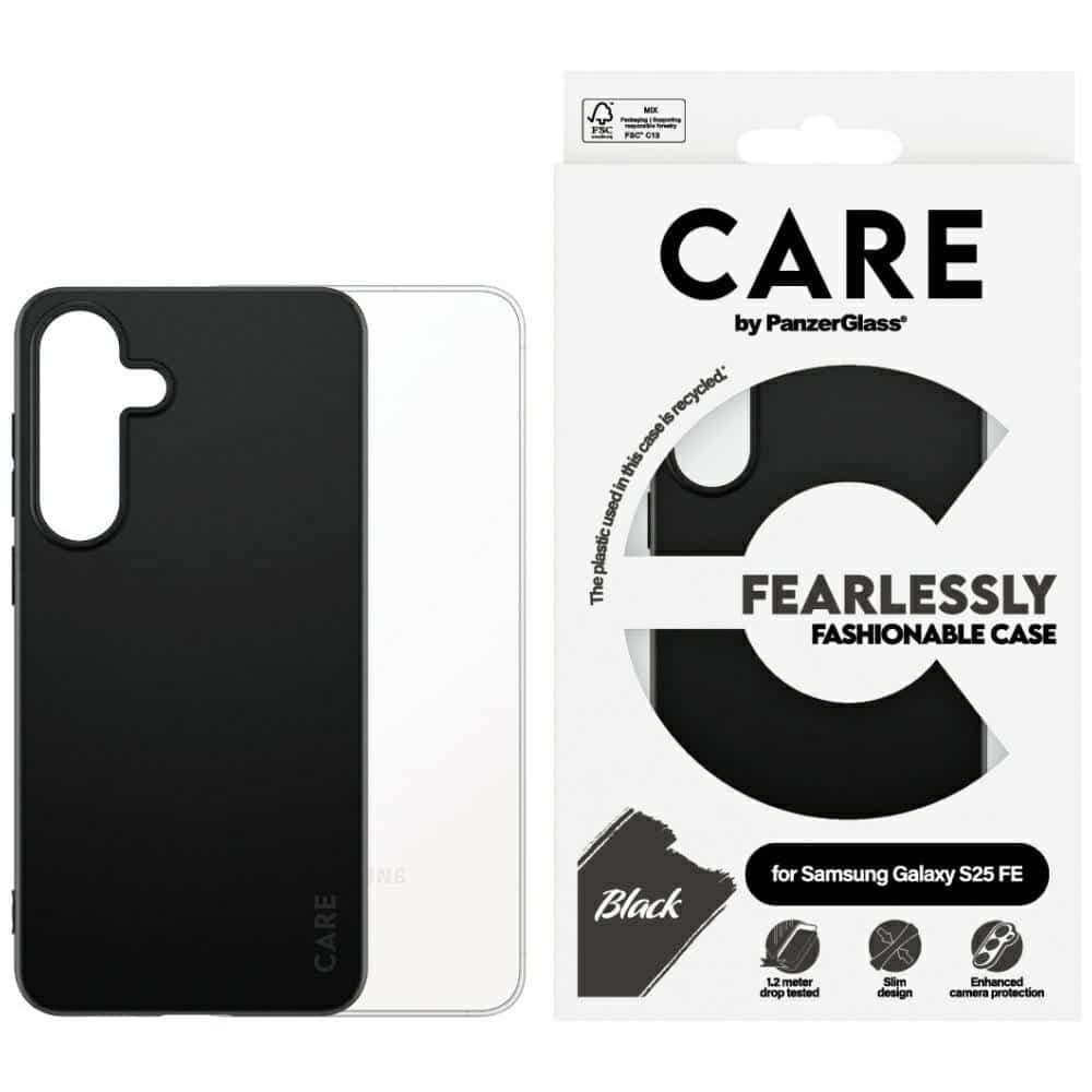 Θήκη Care By Panzerglass Fashion Για Samsung Galaxy S25 Fe - Μαύρη