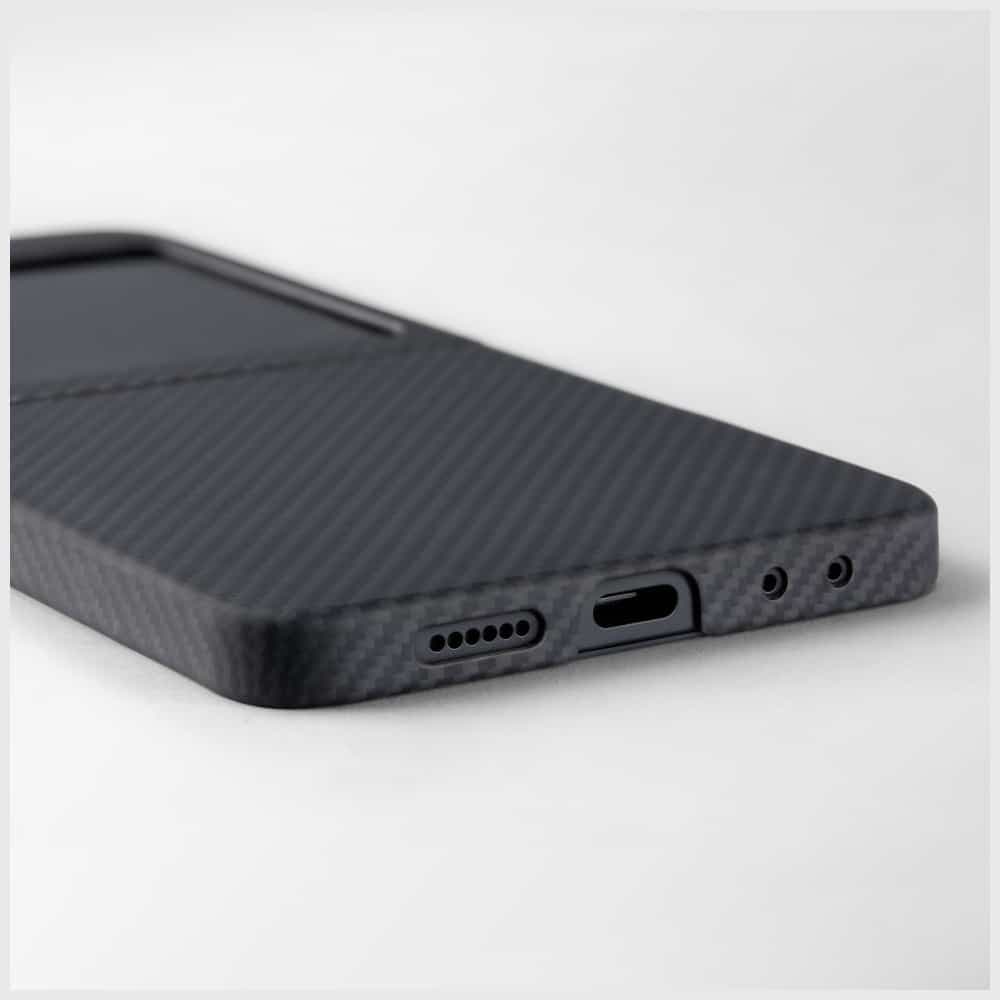 Θήκη Pitaka Ultra-Slim Magsafe Για Samsung Galaxy Z Flip7 Μαύρη Γκρι 5