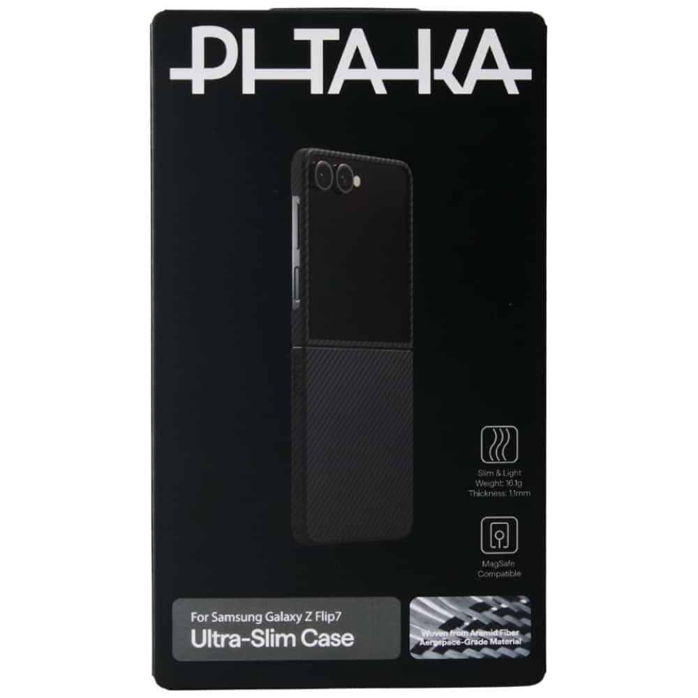 Θήκη Pitaka Ultra-Slim Magsafe Για Samsung Galaxy Z Flip7 Μαύρη Γκρι 7