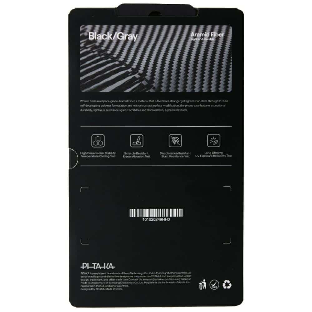 Θήκη Pitaka Ultra-Slim Magsafe Για Samsung Galaxy Z Fold7 Μαύρη Γκρι 8