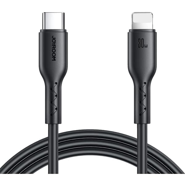 USB-C To Lightning Καλώδιο Joyroom Sa26-Cl3, 30w, 3a, 1m, Black