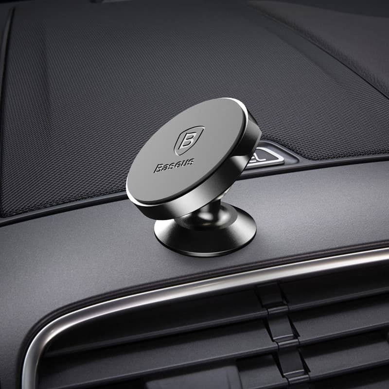 Baseus Small Ears Series Universal Magnetic Car Mount Phone Holder for Dashboard Μαύρο (SUER-B01) 6