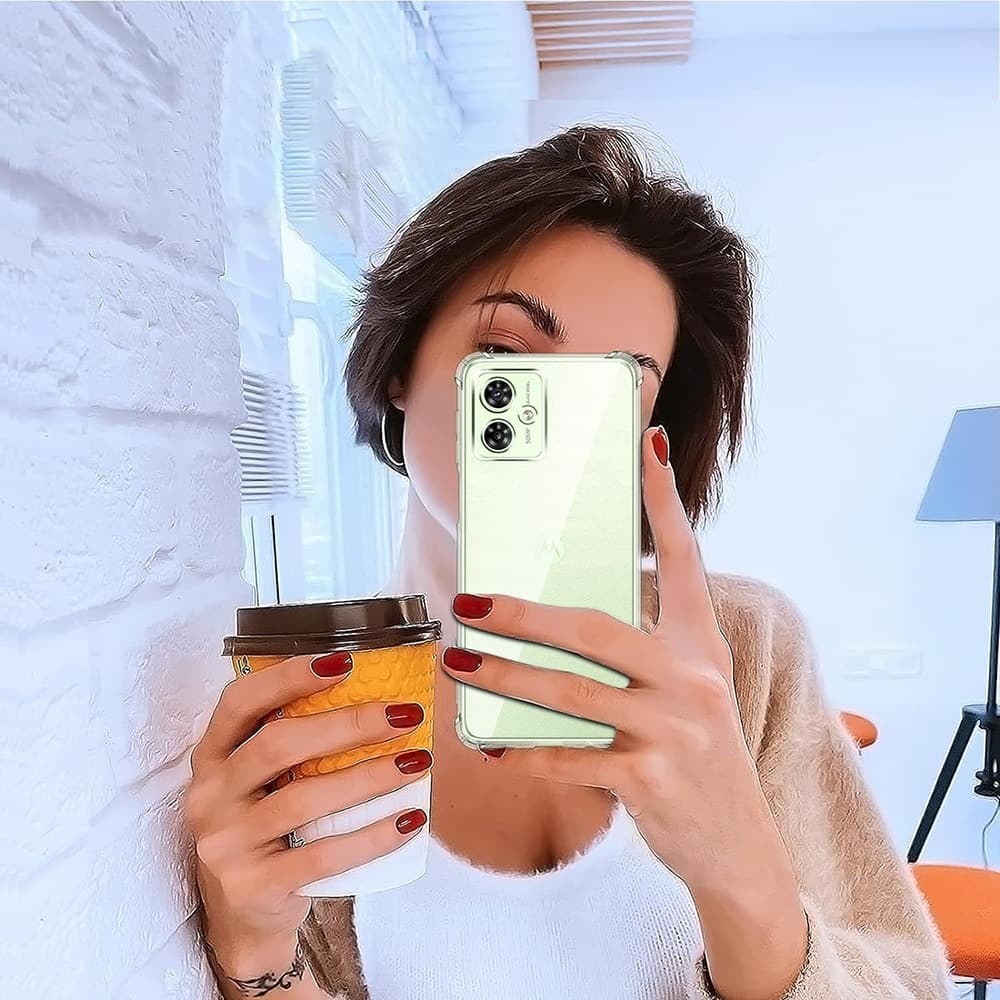 Techsuit Shockproof Clear Silicone - θήκη για Motorola Moto G54 Power - Διάφανο 5
