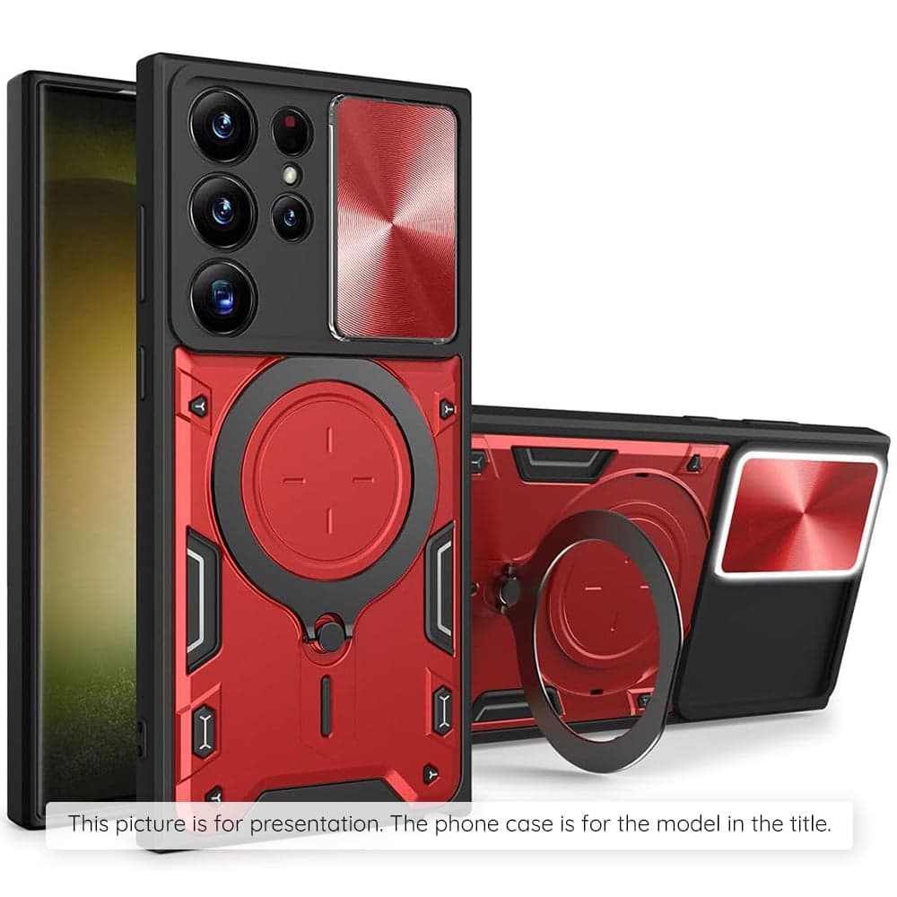 Techsuit CamGuard Pro - θήκη για Honor X5c Plus - Κόκκινο